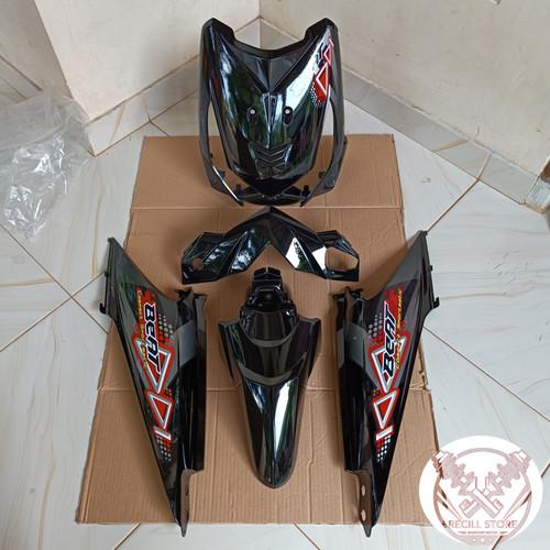 Fullset Cover Body Halus + Striping Beat Karbu Hitam untuk Sepeda Motor Motorcycle Fullset Cover Body Halus + Striping Beat Karbu Hitam untuk Sepeda Motor Motorcycle