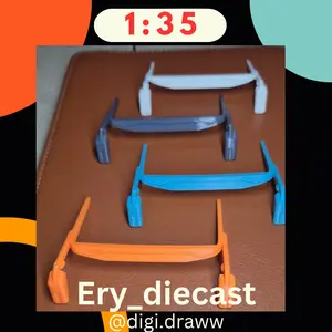 miniatur topi + spion Jetbus 3 / JB3 MHD 1:35 (RKC) bahan plastik