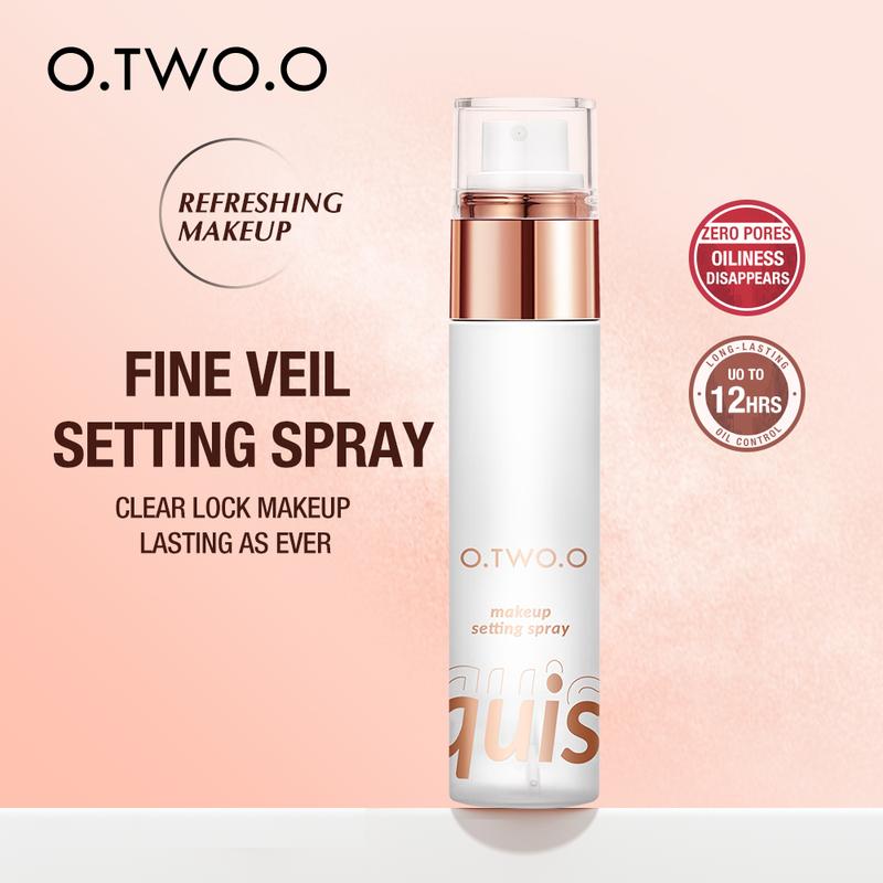 【N O.TWO.O Trang điểm khóa rõ ràng Xịt khoáng trang điểm Fine Mist