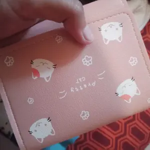Dompet Wanita Korean Style Flower Button Clip Kualitas Premium