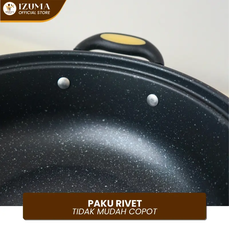 Panci Pengukus 28CM Anti Lengket Model A083 dengan 2 Tingkat - Kitchenware 2