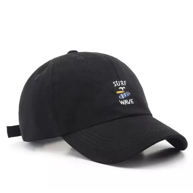 (COD) Topi Surf Wave / Topi Baseball Bordir Surf Wave Ring Besi Unisex Remaja Dewasa 7
