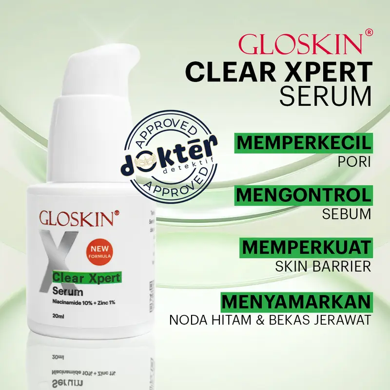 [DOKTIF APPROVED] Bundling CLEAR XPERT + A-Z XPERT + REJUVE XPERT SERUM Menyamarkan Noda Hitam & Bekas Jerawat, Mencerahkan Kulit, Memperkuat Skin Barrier, Mengontrol Minyak, Memperkecil pori-pori, menghidrasi & merawat kehalusan kulit wajah. 1