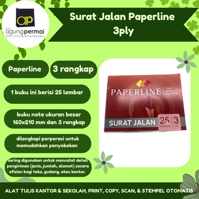 Gambar Buku Nota Surat Jalan 3 Ply dari Toko Agung Permai Kota Administrasi Jakarta Utara Tokopedia
