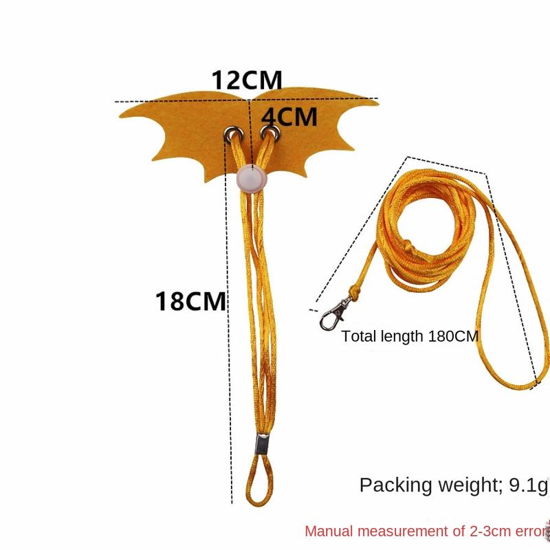 thingin New Adjustable Traction Rope Solid color Hand Pet Rope Pet Chest Strap Or Small Reptiles 2