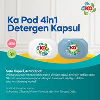 Gambar BUY 5 GET 2 KA 4in1 Detergen Kapsul - Advanced Cleaning Power Formula - Hard Pack isi 16 pcs dari Ouji Seiyaku Indonesia Kab. Bekasi 2 Tokopedia
