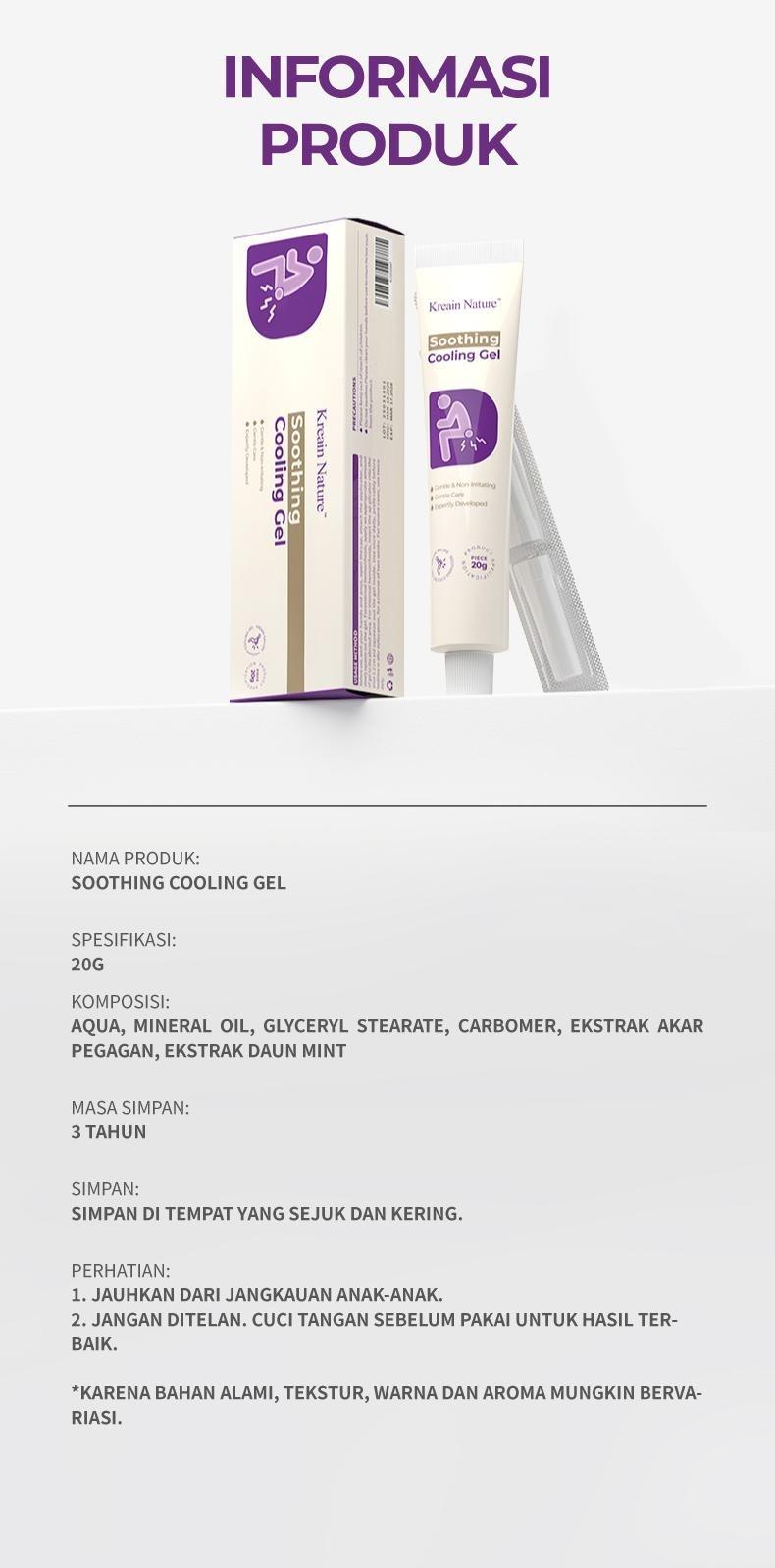 Kreain Nature Gel Perawatan Area Pribadi Tekstur Menyegarkan Tidak Lengket