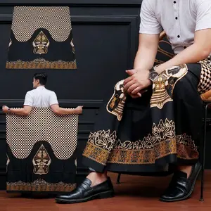 [Terlaris] Paket 100 dapet 3 sarung batik motif wayang sarung batik santri kekinian