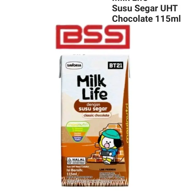 [BSSQLY] Susu UHT Indomilk//Milk Life-1Dus Tidak Bisa Mix Rasa 6