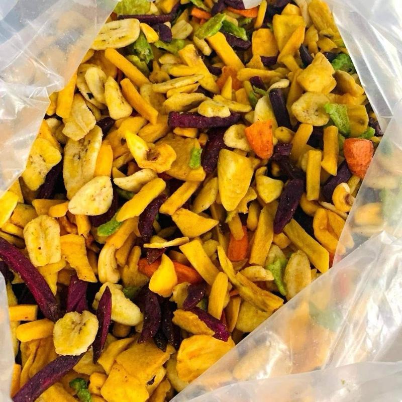 500gr trái cây sấy thập cẩm vụn vỡ