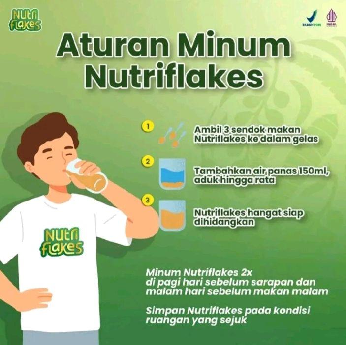 SEREAL UMBI GARUT - PAKET 1 BOX NUTRIFLAKES  SUSU Bubuk 2