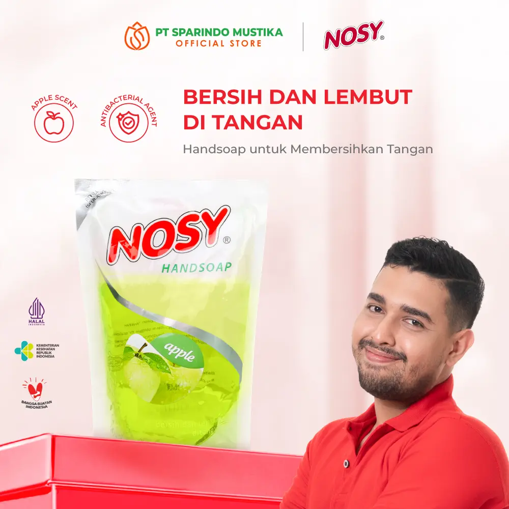 NOSY Hand Soap Pouch 420ml Apple