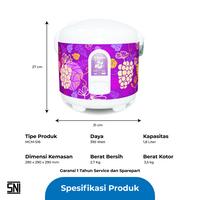 Gambar Miyako MCM516 Magic Com 1.8 Liter 3in1 395 Watt Motif Timbul - MCM-516 dari Miyako Home Appliances Kota Administrasi Jakarta Utara 4 Tokopedia