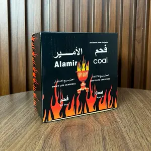 Arang Magic Alamir 1 Box Isi 8 pack- Arang Alamir untuk Bukhur Tahan Lama