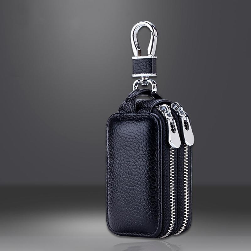 Product Introduction of Vỏ Chìa Khóa Ô Tô Hai Lớp Đa Chức Năng, Thật, Có Khóa Kéo, Vỏ Chìa Khóa Unisex, Vỏ Chìa Khóa Cửa Sổ Gương Trong Suốt Móc Khoá 13