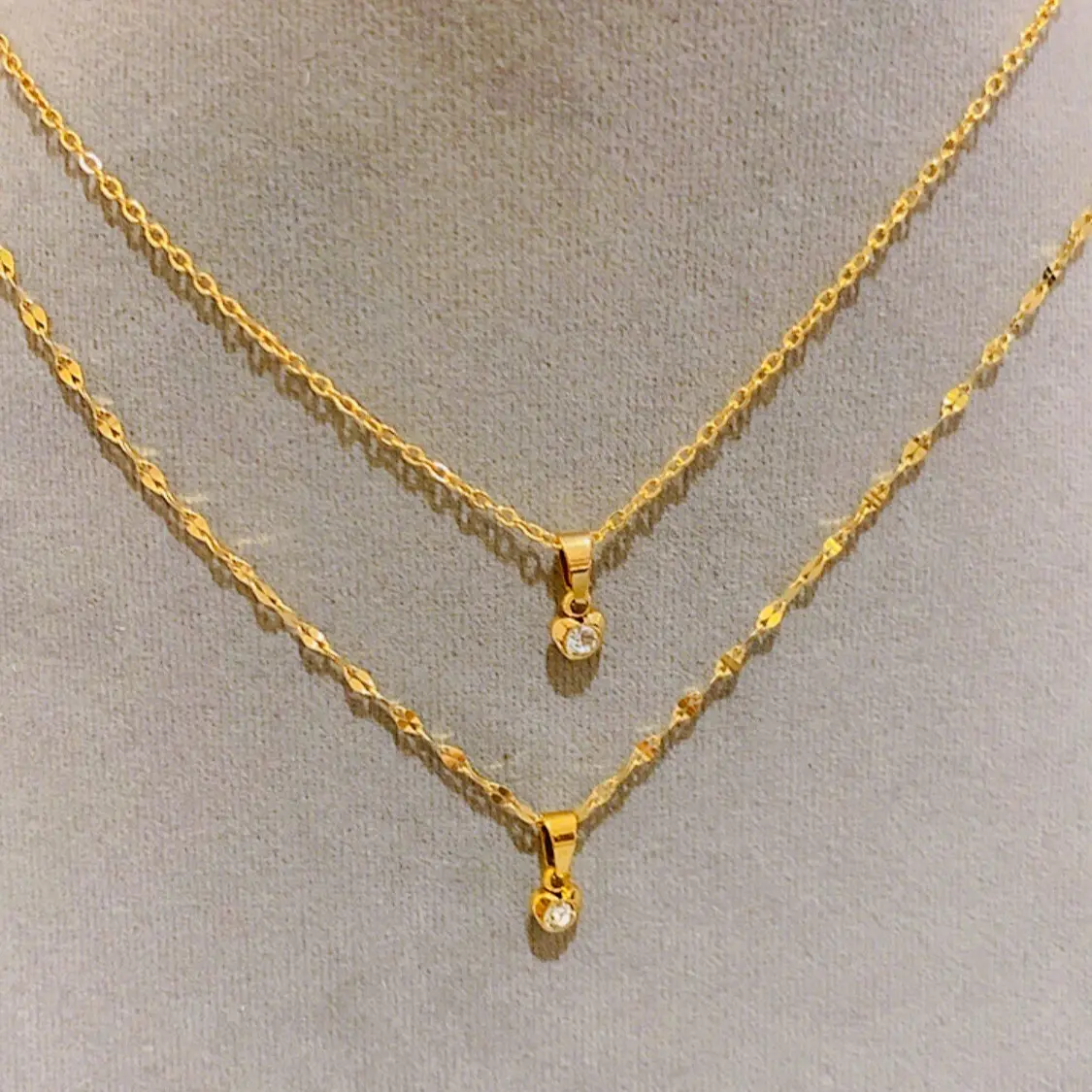 Kalung liontin mini titan anak/dewasa simple