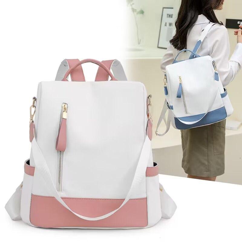 Nam nữ chống trộm ba lô, kiểu Hàn Quốc mới, đa chức năng, xách tay, công suất lớn, túi sinh viên đại học, ba lô thời trang Backpack Đeo Vai balo hanama