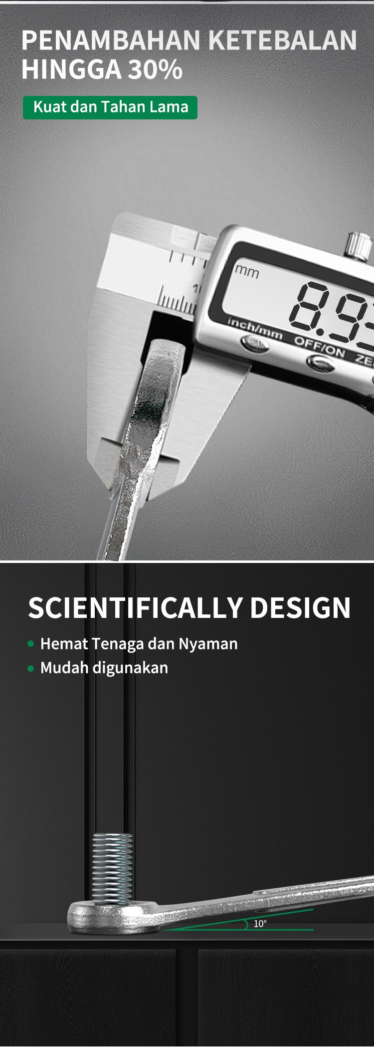 ISKU Kunci Ring Pas Set 8-24mm Combination Spanner Wrench Bahan Cr-v Kombinasi Ring dan Kunci Pas 8/9/10/11/12/13/14/15/16/17/18/19/20/21/22/23/24mm Multifungsi Bahan Chrome Vanadium Steel ISKU Kunci Ring Pas Set 8-24mm Combination Spanner Wrench Bahan Cr-v Kombinasi Ring dan Kunci Pas 8/9/10/11/12/13/14/15/16/17/18/19/20/21/22/23/24mm Multifungsi Bahan Chrome Vanadium Steel