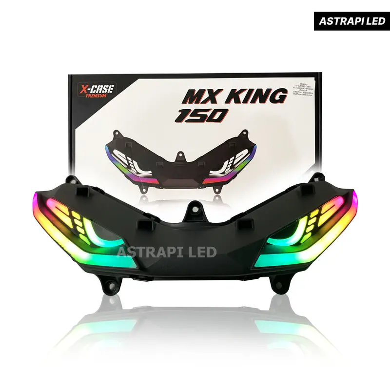 Lampu Motor MX King Yamaha Exciter 150 Colorfull Set Sen Dan Alis Running Mata Gaban D185 1