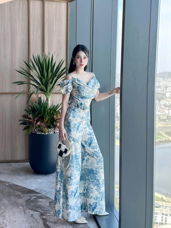 Zámi FS-D9-Jumpsuit Lụa Tuyết,Bộ Liền Thân Sang Trọng, Thời Trang Dành Cho Nữ 6