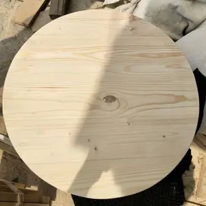 PAPAN KAYU JATI BELANDA BULAT BUNDAR SEMPURNA - KUALITAS PREMIUM