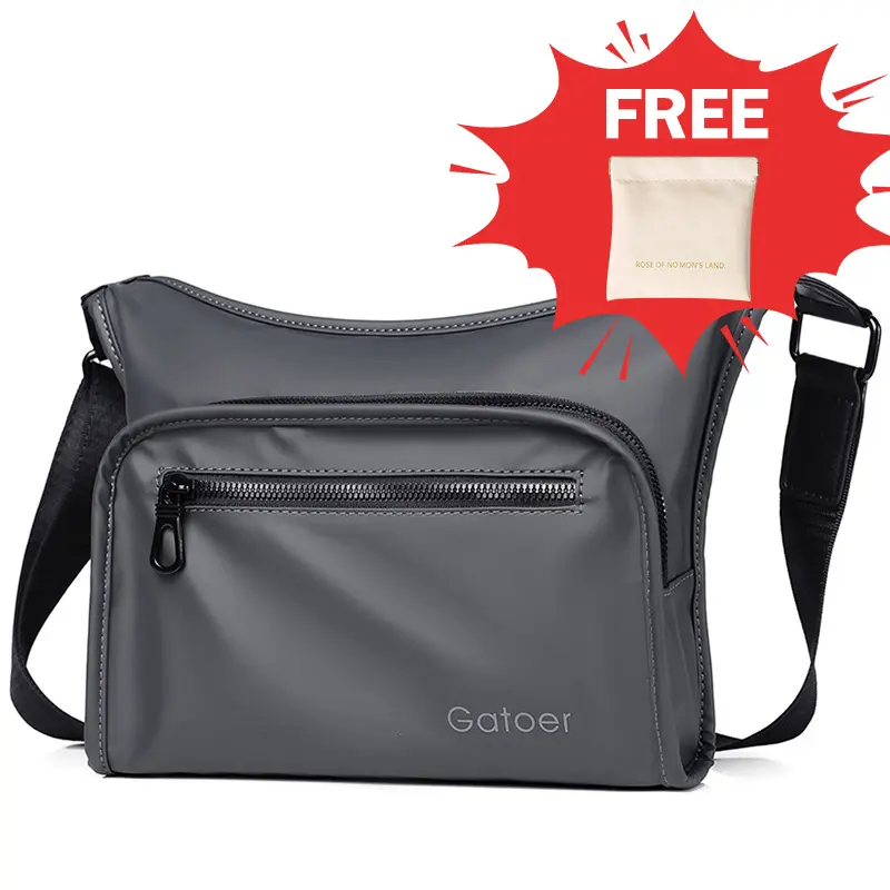 Crossbody Bag Men Messenger BagsShoulder Outdoor Unisex Casual Travel College Student Oxford Water Resistant Sling