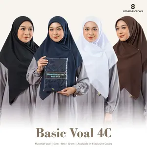 Umamascarves - Hijab Anak Sekolah Basic voal Posh