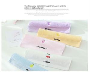 ผ้าเช็ดมือ ซึมซับดีเยี่ยม ผ้าฝ้ายแท้ นุ่ม ปักลายน่ารัก เหมาะสำหรับอาบน้ำ ทำความสะอาดมือและใบหน้า ผ้าขนหนูของขวัญคู่ ลายน่ารัก 1 ชิ้น