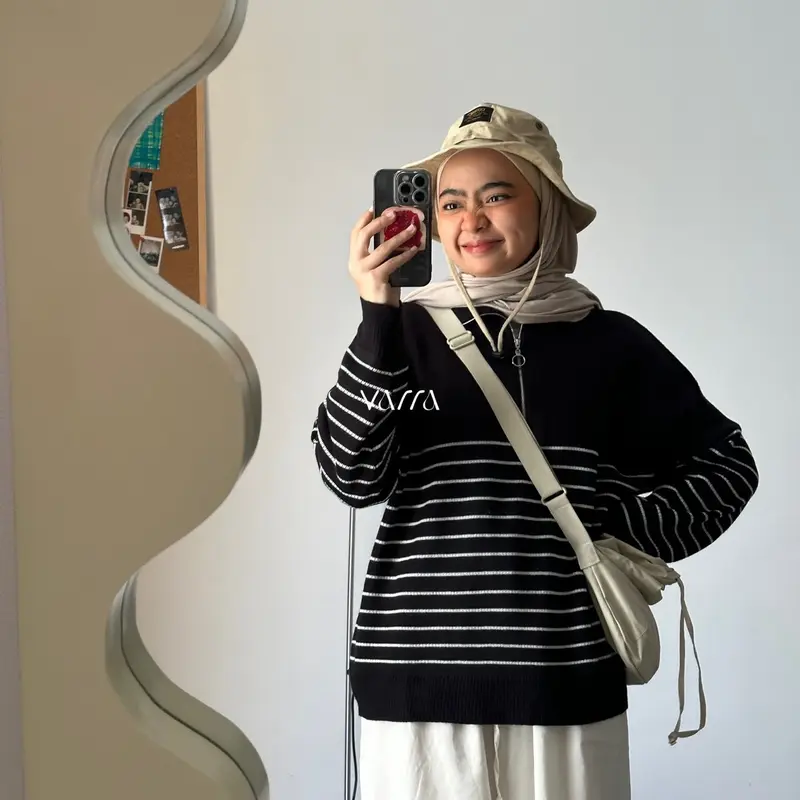 ZOYA KNIT SWEATER ZIPPER OVERSIZE 4