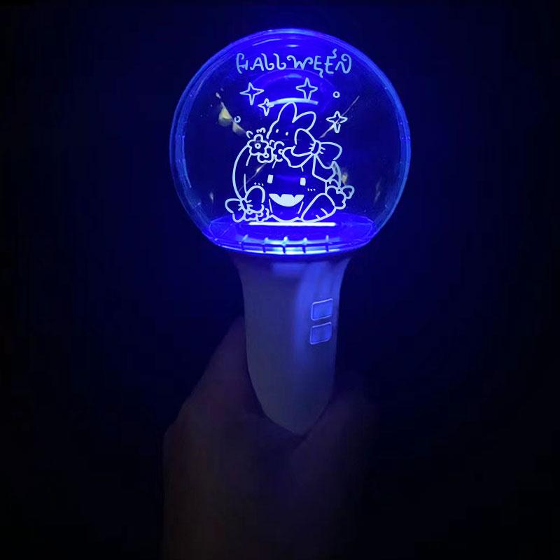 Custom Halloween Style Glow Light Stick DIY Festival Acrylic Glow Stick ...