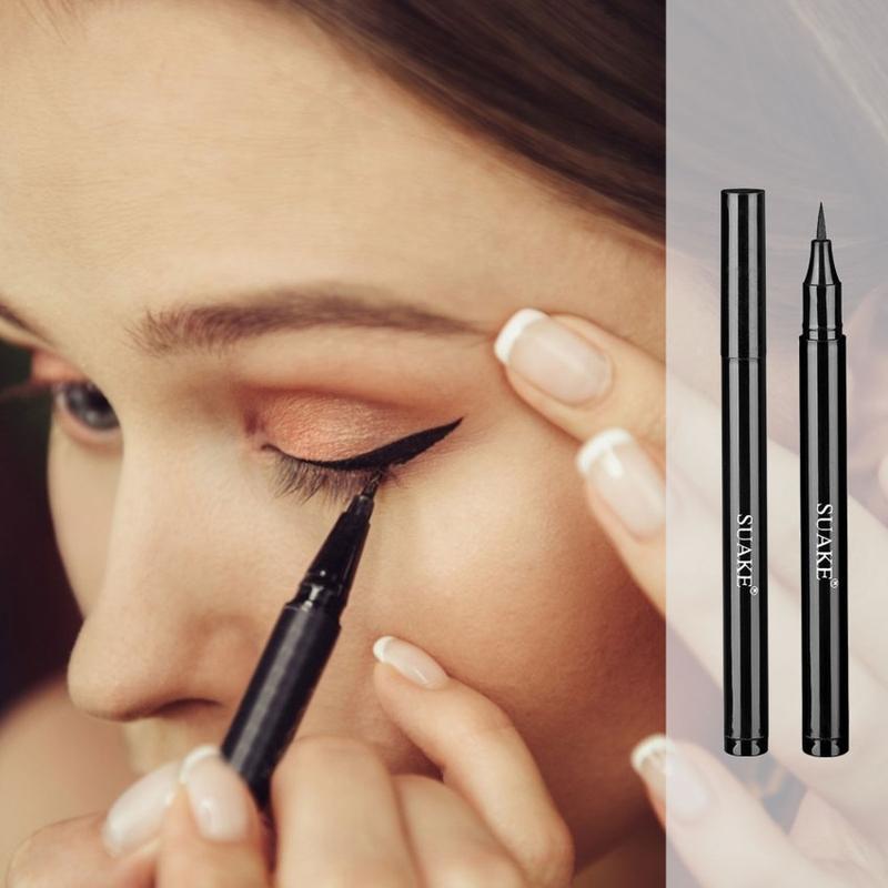 Waterproof Quick Dry Eyeliner Liquid Sweatproof Anti-oil Smudge-Proof Long-lasting Black Eyeliner Pencil Eyes Beauty Makeup Tools 2