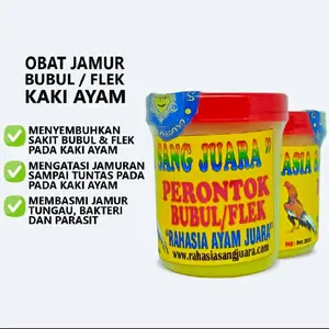 OBAT JAMUR KAKI AYAM PERONTOK BUBUL/FLEK KAKI AYAM