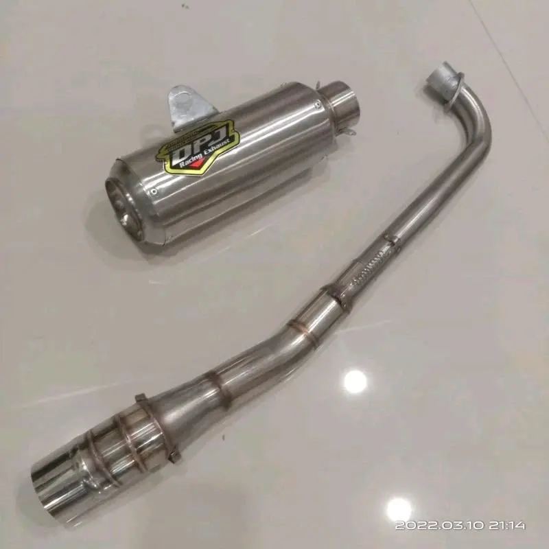 Knalpot DPJ GP1 bebek Jupiter grand smesh Vega Revo Supra Shogun karisma Blade dll Motor Motorcycle Racing 7