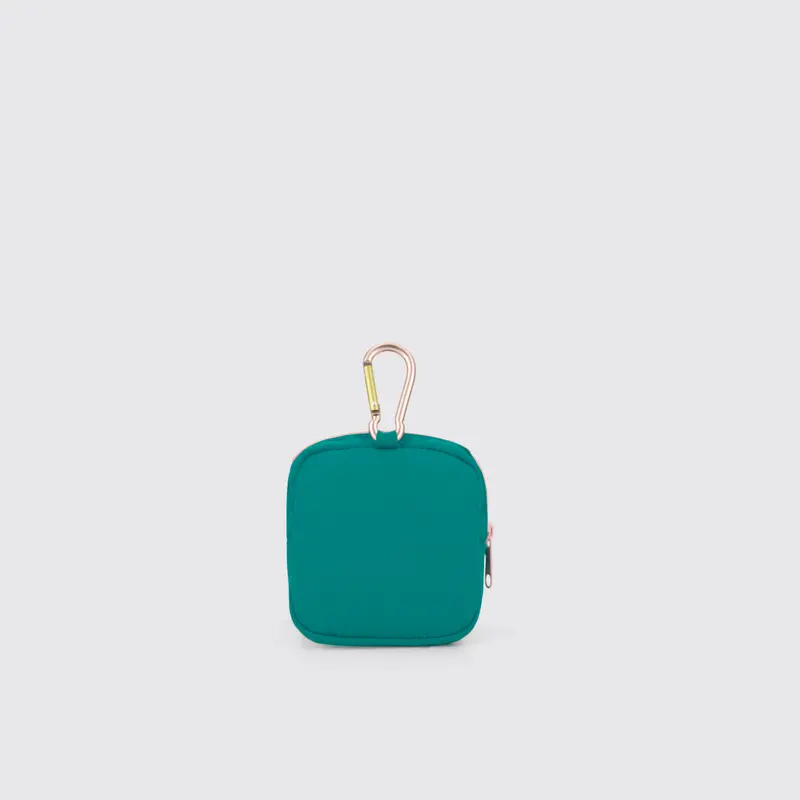 Exsport Square Coin Pouch -  Emerald Green 3