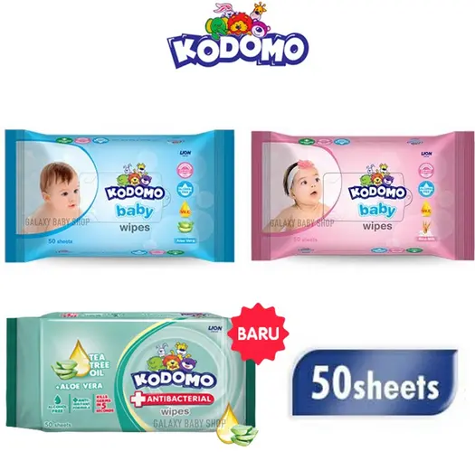 KODOMO WIPES 50S BUY 1 GET 1