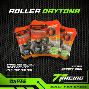 ROLLER DAYTONA RACING , ( PCX 160-ADV 160-VARIO 160 - VARIO 125 OLD-VARIO 150, PCX 150-ADV 150.- BEAT DELUXE-GENIO-SCOOPY 2021,  ), ORIGINAL PERFORMACE ROLLER ( 8-9-10-11-12-13-15-16 ) ROLLER TENAGA KIRIAN