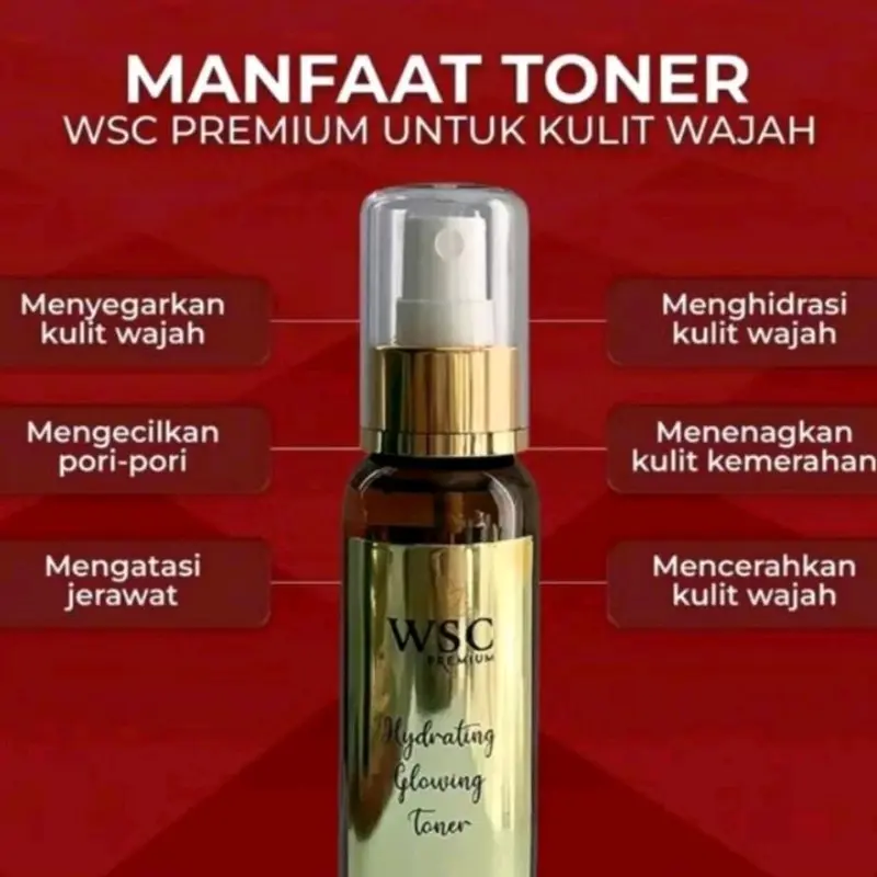 TONER DAN SABUN WSC PREMIUM UNTUK MEMBERSIHKAN WAJAH 0