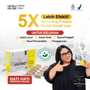 [BELI PAKET LEBIH HEMAT] Satoku Imo-100 Ramuan Jepang Satoimo dengan Hyalurnoic Acid 12,3% & 17 Asam Amino