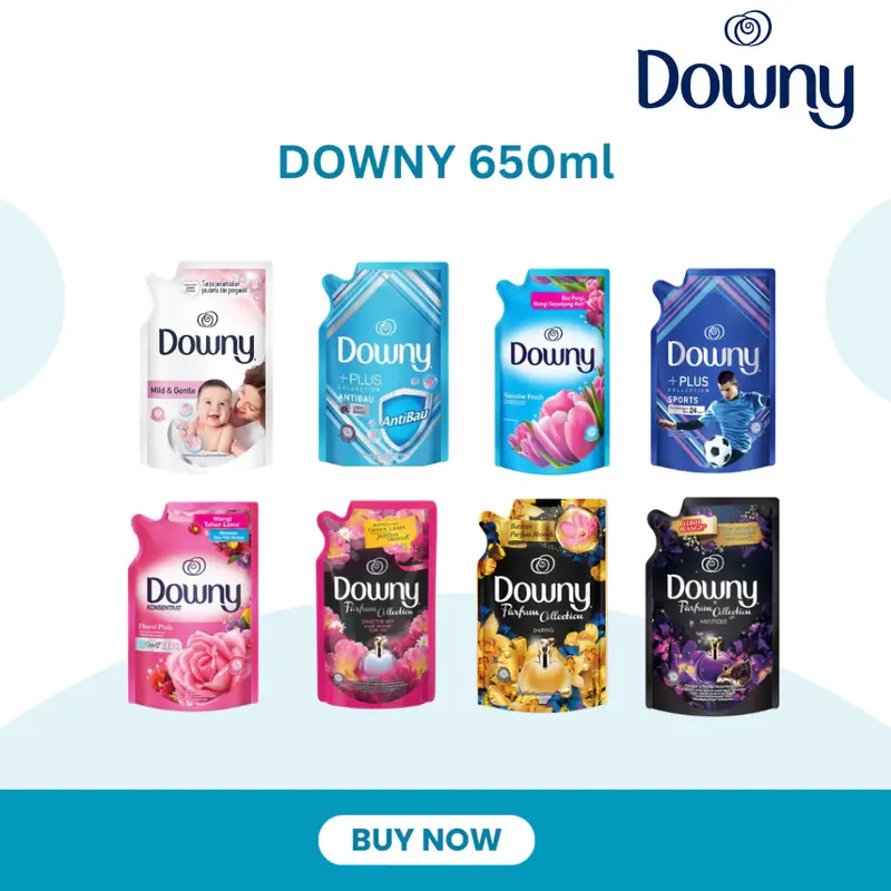Downy Pewangi dan Pelembut Pakaian Konsentrat 650mL / 550mL Buah Bunga 0