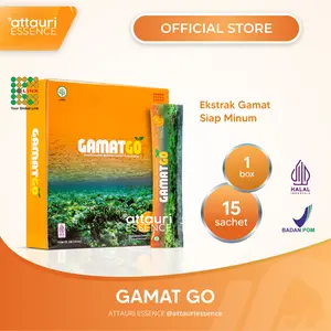 Gamat GO Penerus Gamat Emulsion Premium (1 Box isi 15 Sachet) Membantu Regenerasi Sel Suplemen Kesehatan Ekstrak Gamat Emulsion K-Link Official Store K-Link Original Store Attauri