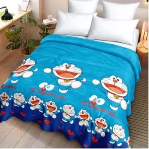 Jumbo Selimut bulu karakter doraemon uk 160x200
