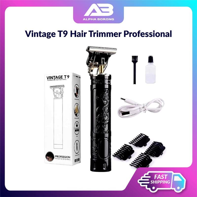 [Alpha Borong] Vintage T9 Hair Trimmer Professional Razor HW-T8 Blade ...