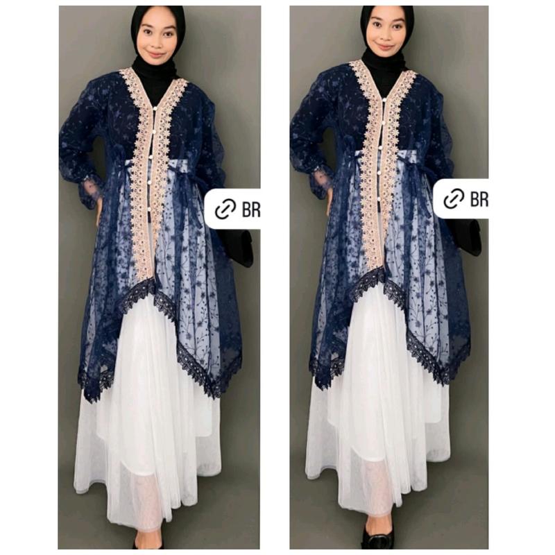Lexia Outer Tunik  Brocade Lace Outer ADA JUMBO LD 120 - 140cm Atasan Wanita | Outer Kondangan |Outer Renda| Outer Brukat | Outer Tile | Outer Organza | Outer Lebaran Pesta 5