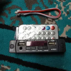 Modul MP3 Bluetooth 56BT 12v VIRE Model Terbaru dengan Fungsi FM/USB/SD/MP3/AUX/Bluetooth/Charging HP/REC - Remot, Lagu