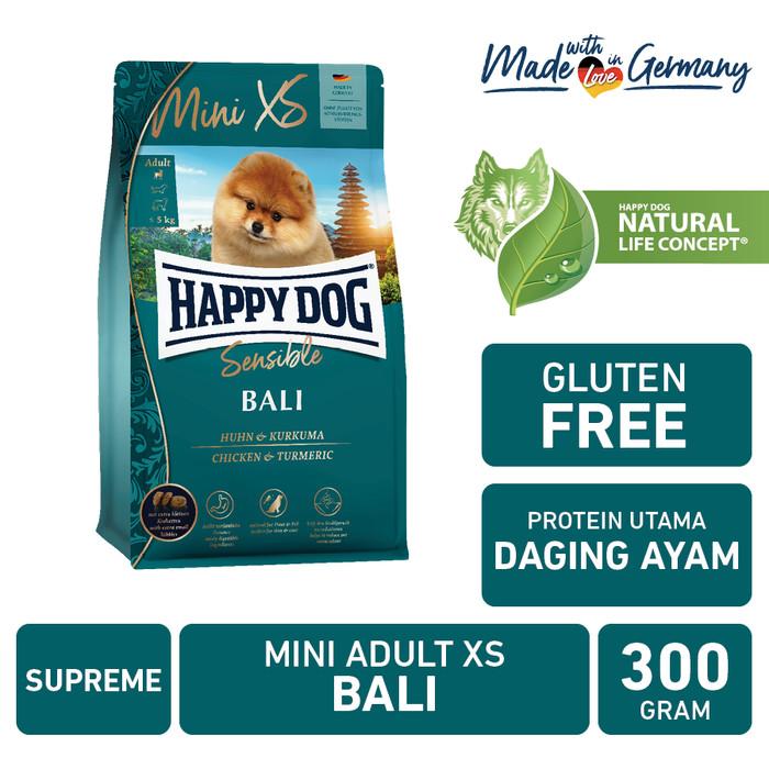 Gambar Happy Dog Makanan Anjing Mini Dewasa XS Bali 300gr dari Happy Dog Happy Cat Indonesia Kota Administrasi Jakarta Utara Tokopedia