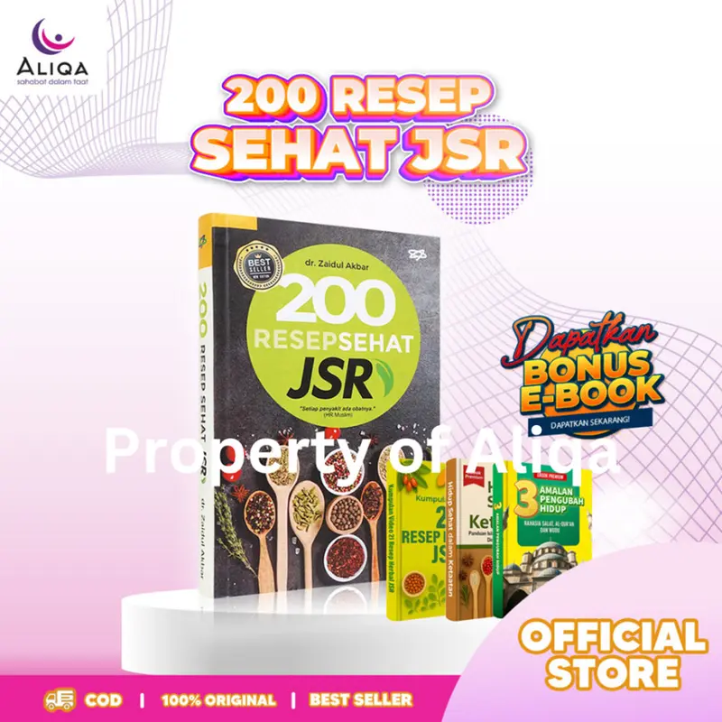 ALIQA BUKU 200  RESEP SEHAT JSR  DR. Zaidul Akbar ORIGINAL