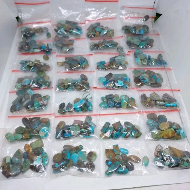 Batu pirus persia natural borongan 10pcs(isi 10 batu) 1