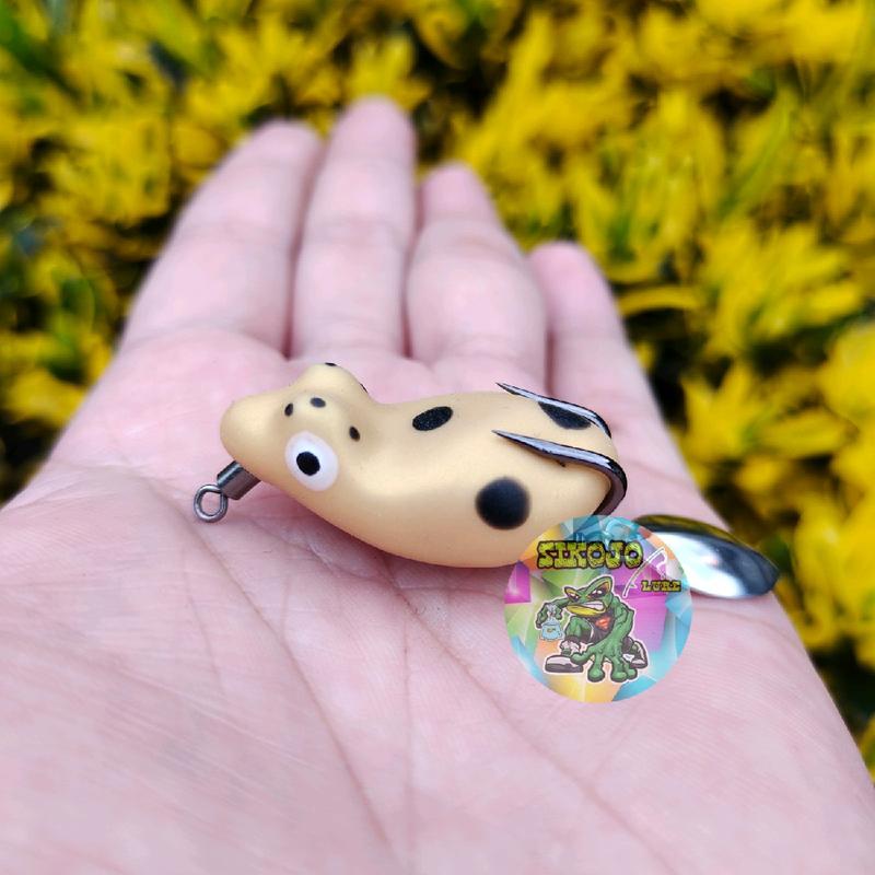 Lure Soft Frog Mini umpan pancing Ukuran 3cm Berat 5grm Untuk Mancing Casting Ikan Gabus 9