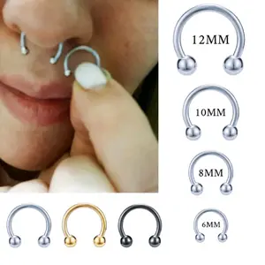 TINDIK SEPTUM PIERCING STAINLESS / ANTING TELINGA / TINDIK TELINGA / ANTING HIDUNG / TINDIK HIDUNG / TINDIK TELINGA HELIX