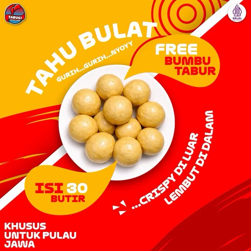 TAHU BULAT ISI 30pcs Food siap saji